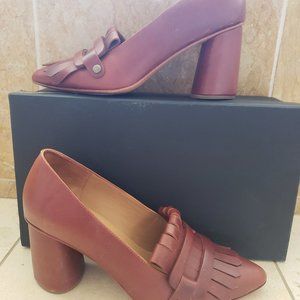 Rachel Comey 7 Cognac leather shoes